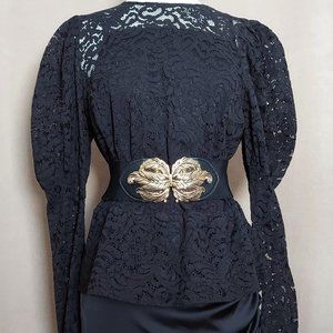 Versatile Gothic Lace Blouse
